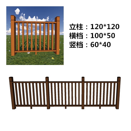 河南生产销售塑木围栏浮雕户外围栏|河南塑木内围栏|河南二代幻彩塑木围栏供应