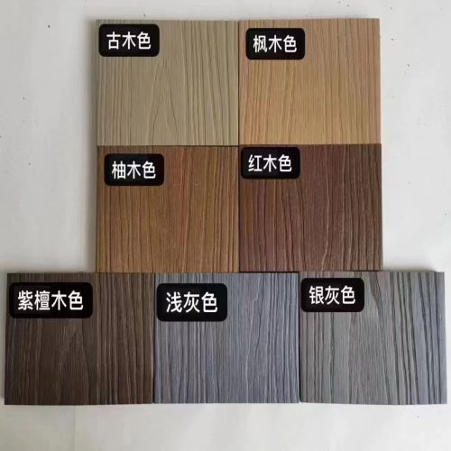 河南生产木塑地板三代共挤磨砂塑木地板景区别墅|河南木塑材料加工
