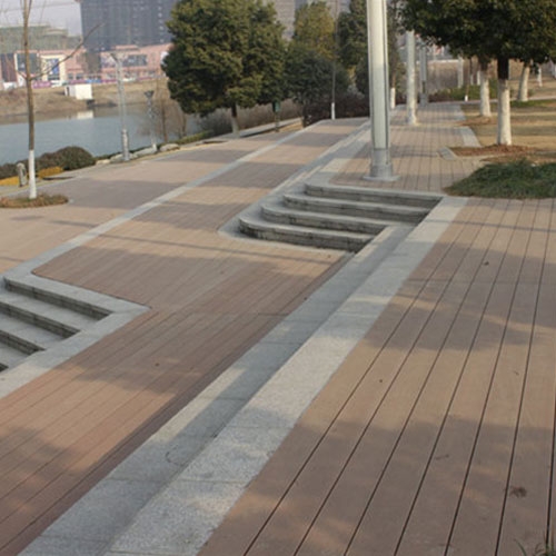 河南木塑地板安装厂家|河南塑木地板分为方孔空心、圆孔空心和实心地板